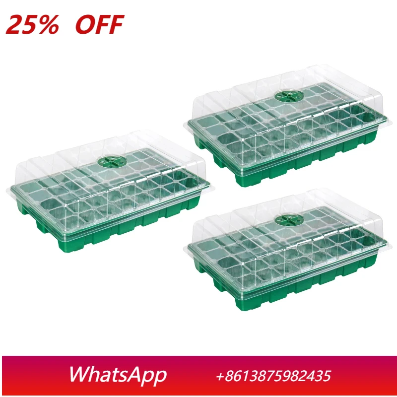 

LTT Cell Propagator Growth Thickened Seedlings Begin to Grow Tray with Transparent Cover