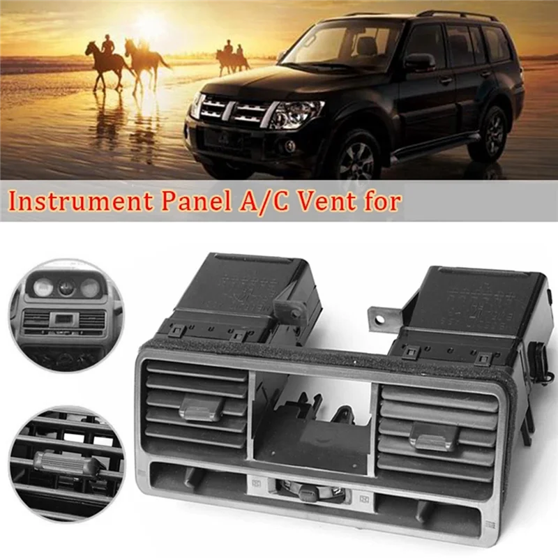 

Easy To Use Car Dash Defrost Air Vent Grill & Central A/C Outlet Kits MR308038 MB775266 For Mitsubishi Pajero Montero V31 V32 V3