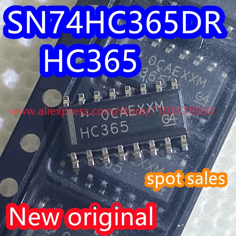 (50PCS) HC365 SN74HC365 SN74HC365D SN74HC365DR buffer transceiver IC chip SMT SOP16 100% New original