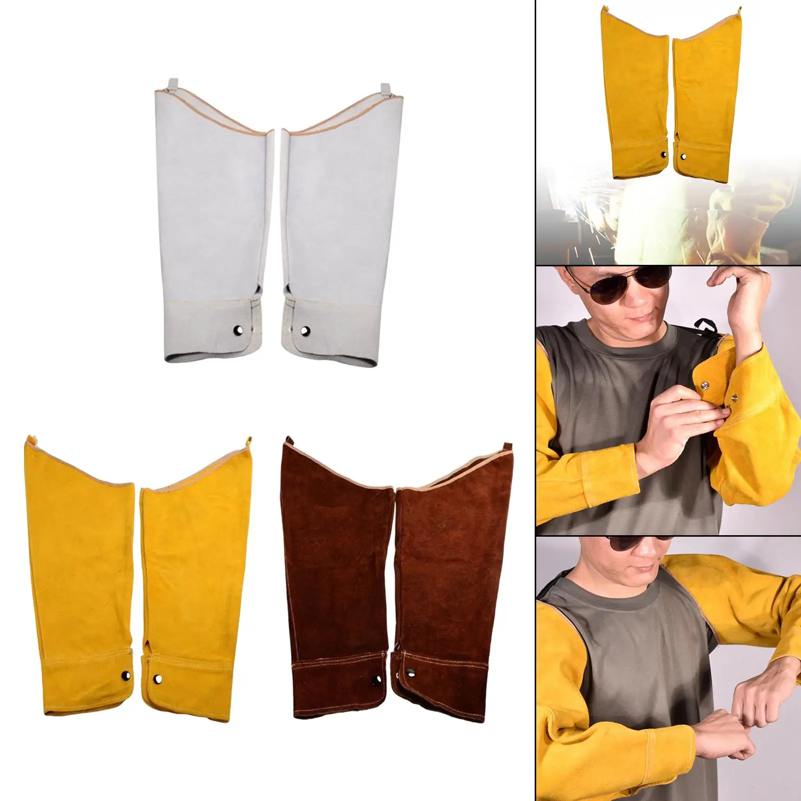 Manicotti per saldatura elettrica manicotti protettivi saldatore resistente forniture protettive