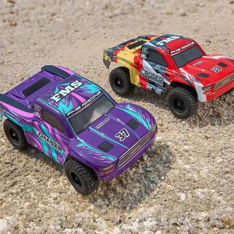 FMS RC Car 1:24 FSC24 Chaser Short Course Truck RTR with Two-Speed Transmission Good for Beginners
