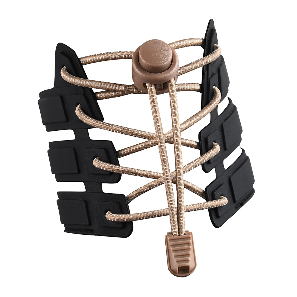 

12 pcs Shoelaces Tieless Shoe Laces Strings Fasten Child Sports Elastic Shoe Laces Shoes Accessories Lock Device