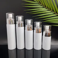 100ml 120ml 130ml 150ml Plastic Spray Bottle Refillable Perfume Portable Empty Container Travel Cosmetic Sprayer Atomizer White
