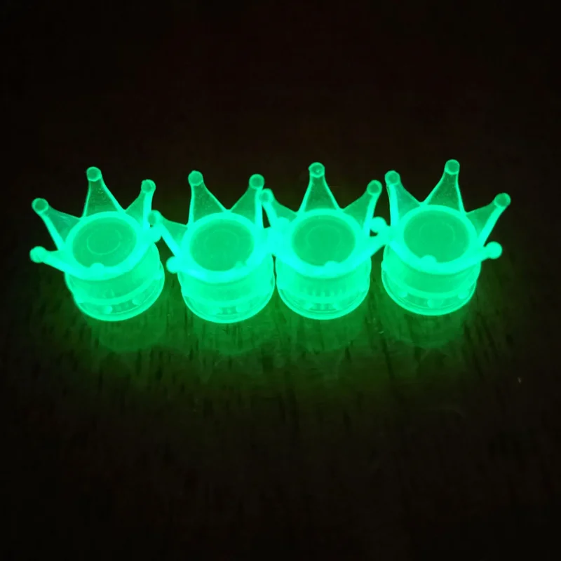4PCS Auto Reifen Modifikation Schmuck Krone Luft Düse Abdeckung Kunststoff Galvani Kupfer Kern Krone Ventil Kappe Fahrrad Zubehör