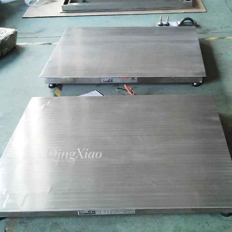 1/2/3T 304 Stainless Steel Scale Thickened Panel Chemical Scale Electronic Platform Scale Warehousing Equipment