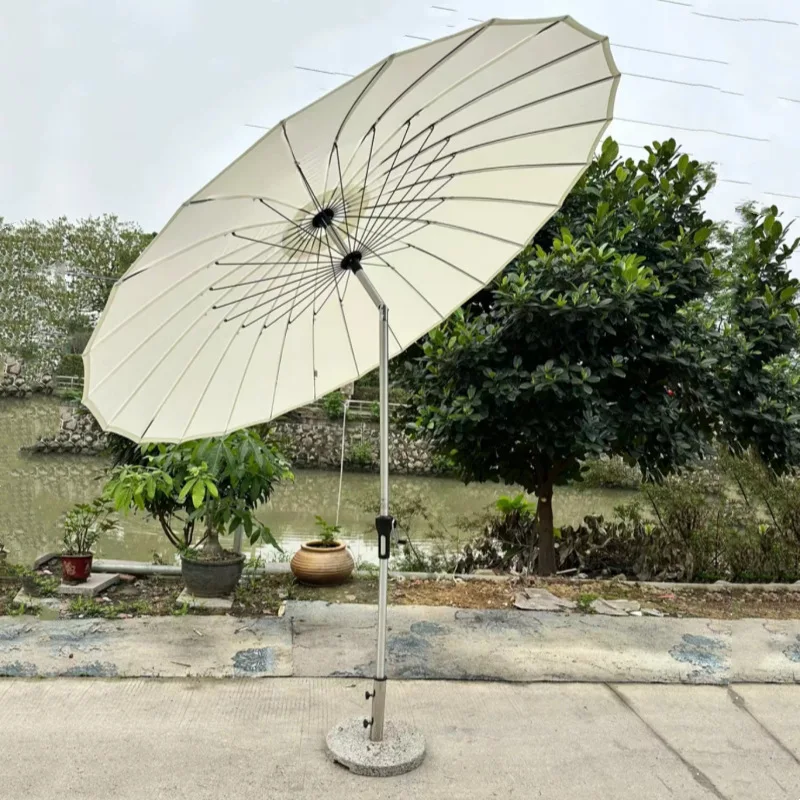 Garden courtyard leisure umbrella, bed and breakfast folding parasol