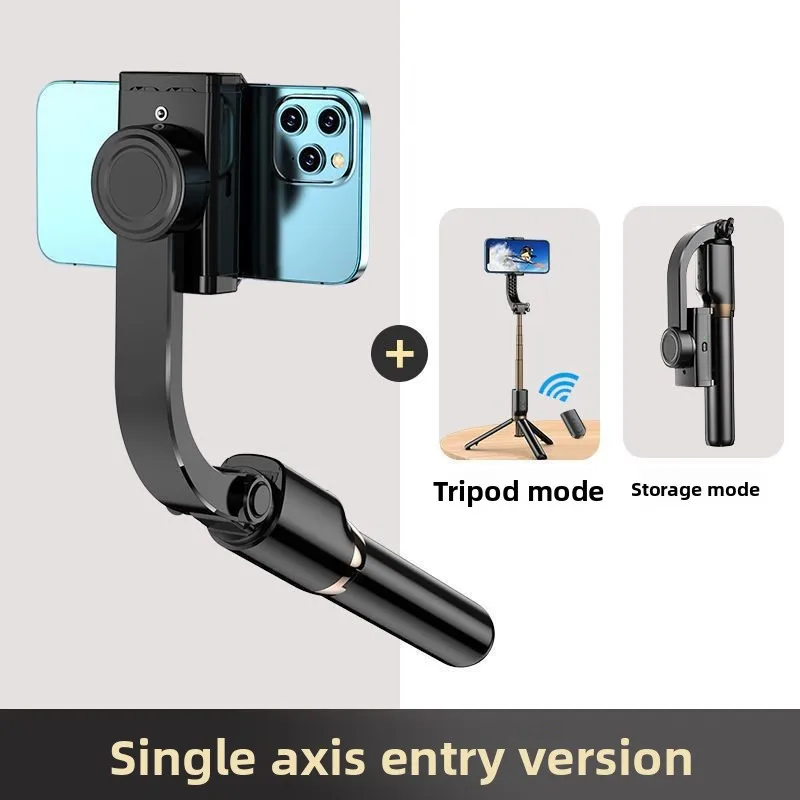 Three-axis handheld gimbal stabilizer, video shooting and recording smart selfie stick tripod