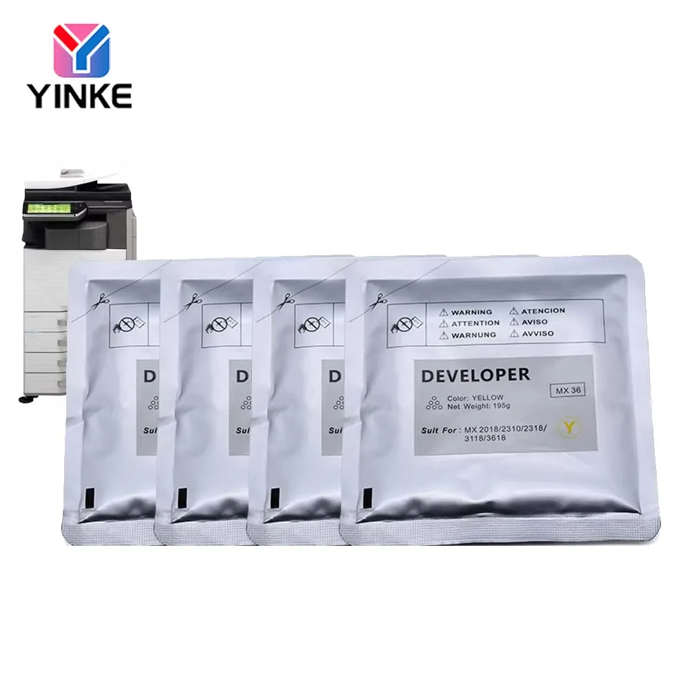 

195g MX36 Developer Powder For For Sharp MX2618/MX3118/MX3618/MX2318/MX2018/MX23 OEM Quality Compatible MX36 Carrier 1Bag