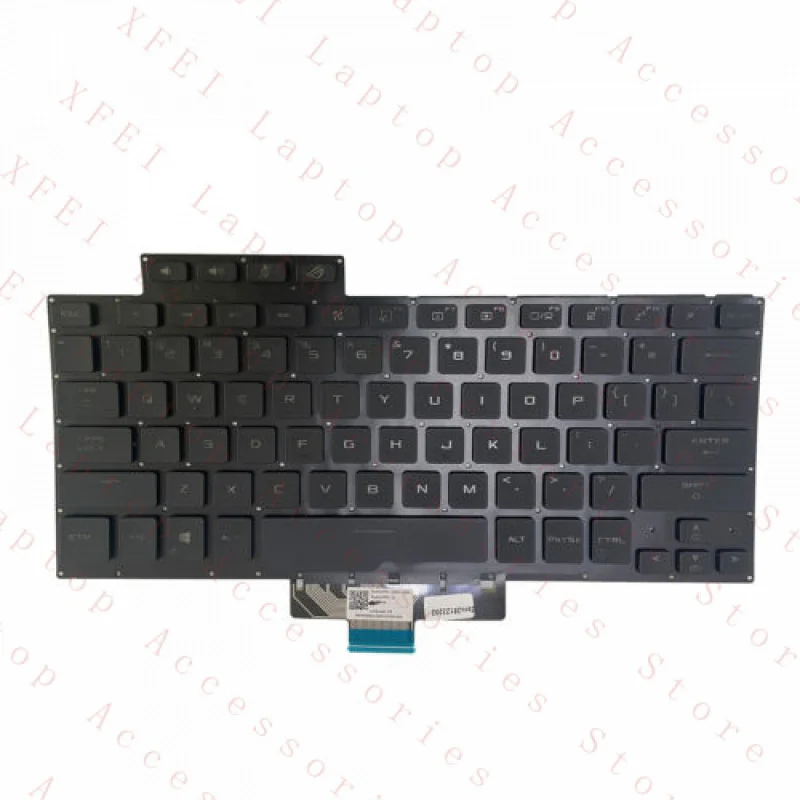 

F Fit For ASUS ROG Zephyrus G14 GA401 GA401U GA401M Keyboard Backlit Black New