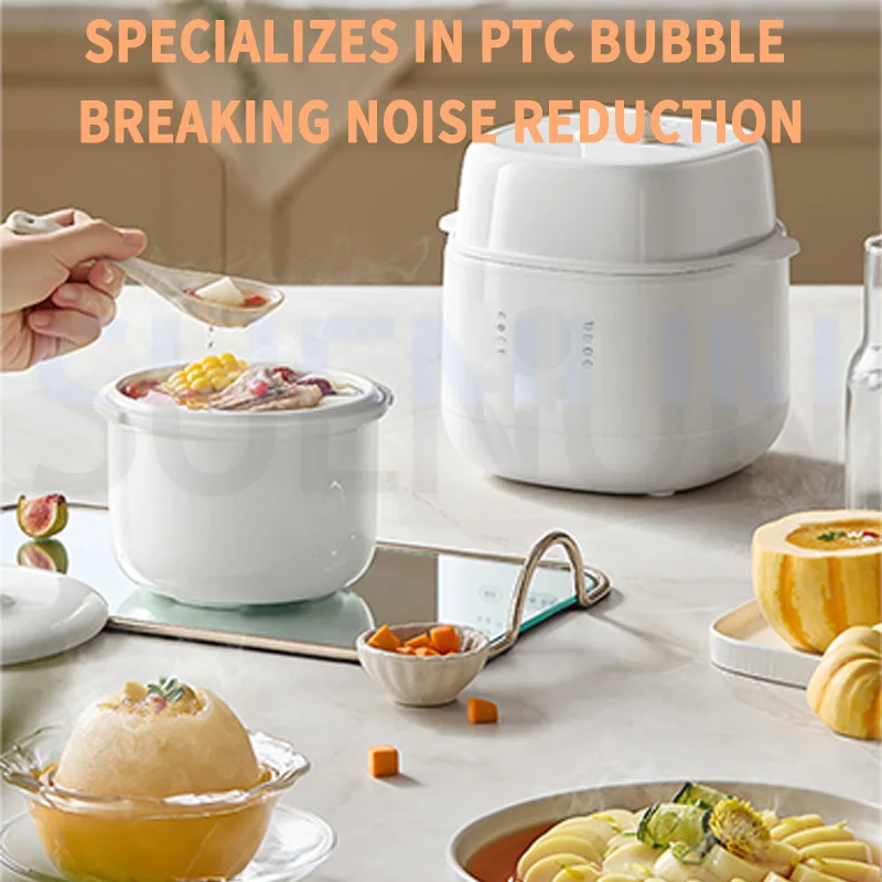 وعاء الحساء الكهربائي المنزلية أغذية الأطفال الطبخ كونجي الطبخ حساء السيراميك متعدد الوظائف وعاء الحساء الكهربائي