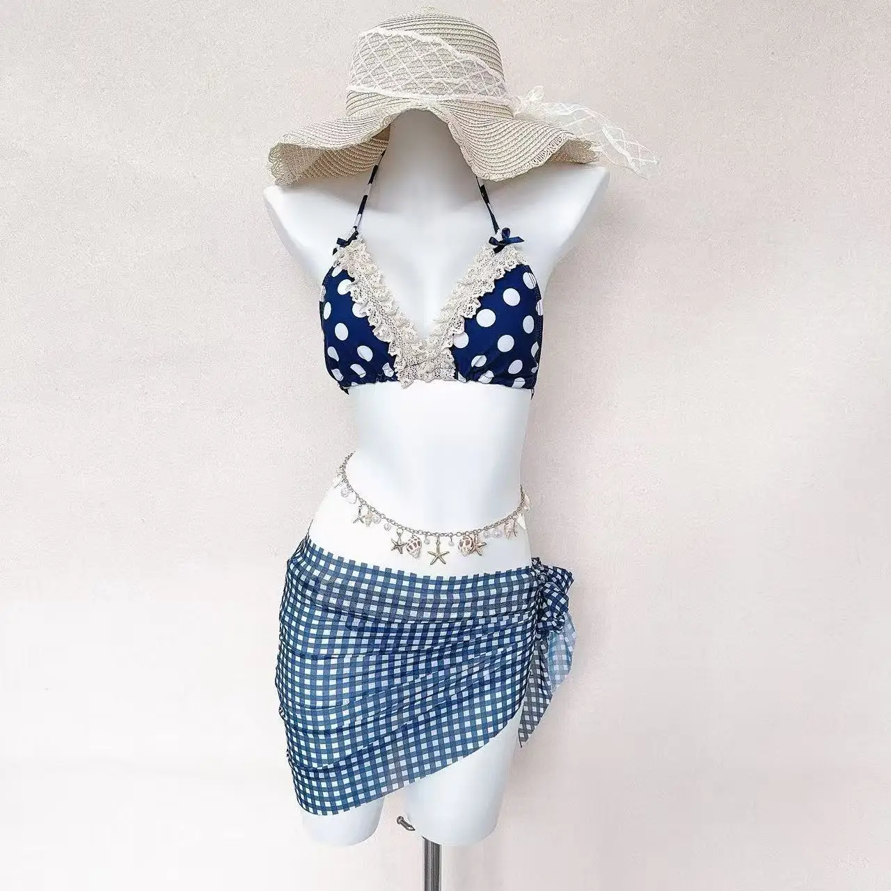 Gothic Vintage Black Spice Girls Bikini Set Women Y2k Harajuku Slim Fit Sexy Swimwear Summer Casual Fashion Beach Outfits New