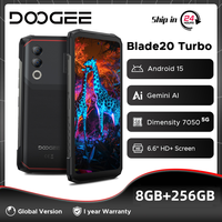 DOOGEE Blade20 Turbo 5G Rugged Phone 32GB(8+24) 256GB Dimensity 7050 6.6” HD IPS 10300mAh Battery 50MP Camera Android 15 NFC