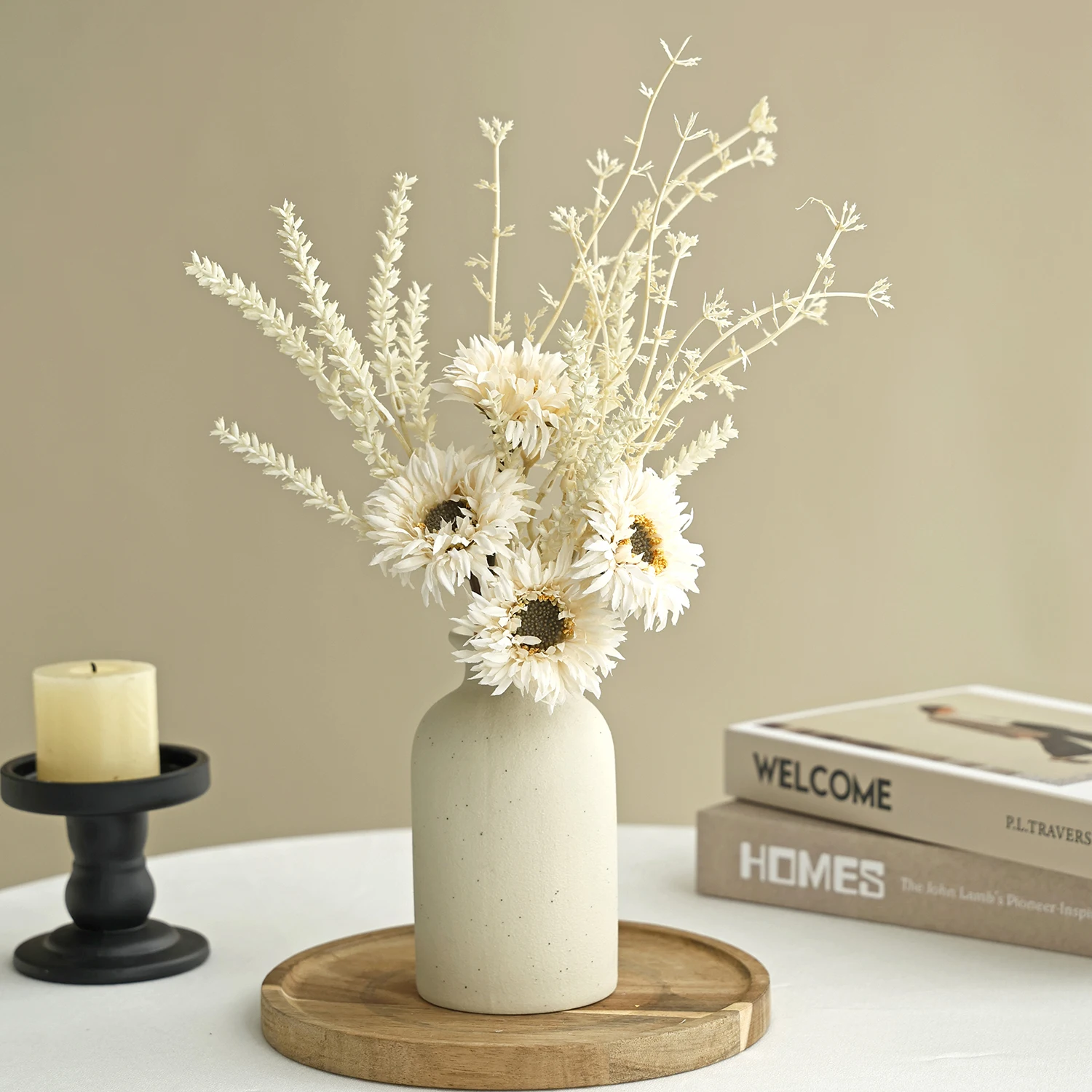 Flores Artificiais de Alta Qualidade para Casamento, Buquê de Noiva, Decoração de Jardim, Casa, Quarto, Mesa, Presente, Vaso, Caixa