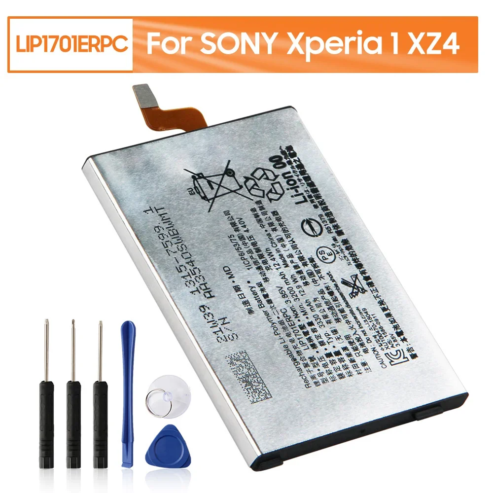 2024 Years Replacement Battery LIP1701ERPC For Sony Xperia 1 XZ4 J8110 J8170 J9110 J9150 Phone Battery 3330mAh