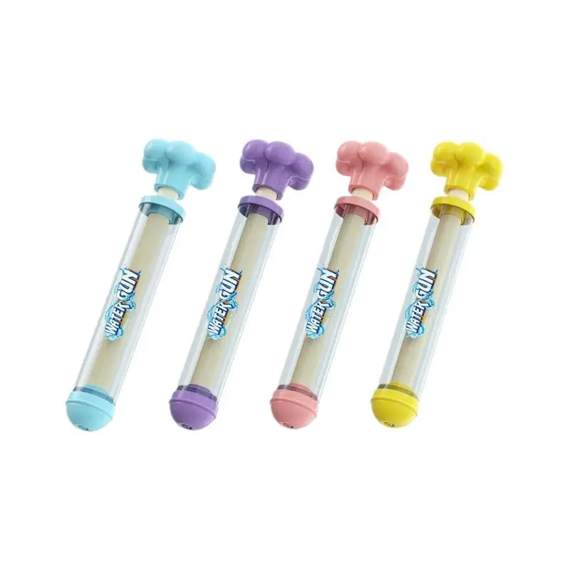 Pistola de água de fogos de artifício, brinquedo portátil para crianças, blaster de água com distribuição uniforme de água para crianças, verão interativo