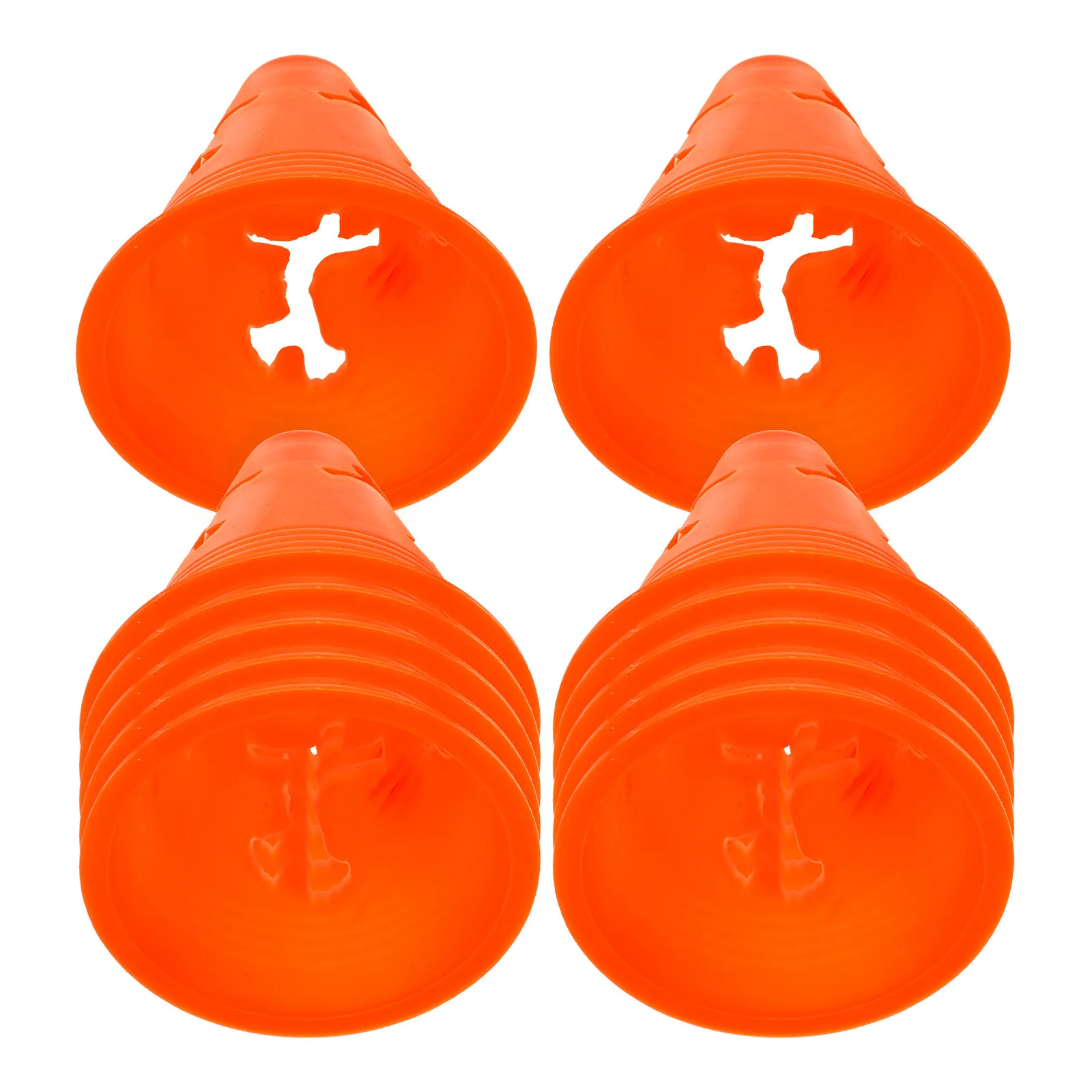 12Pcs Mini Cones for Roller Skating Football Soccer Training Agility Drills Exercise Obstacle Course Portable Compact