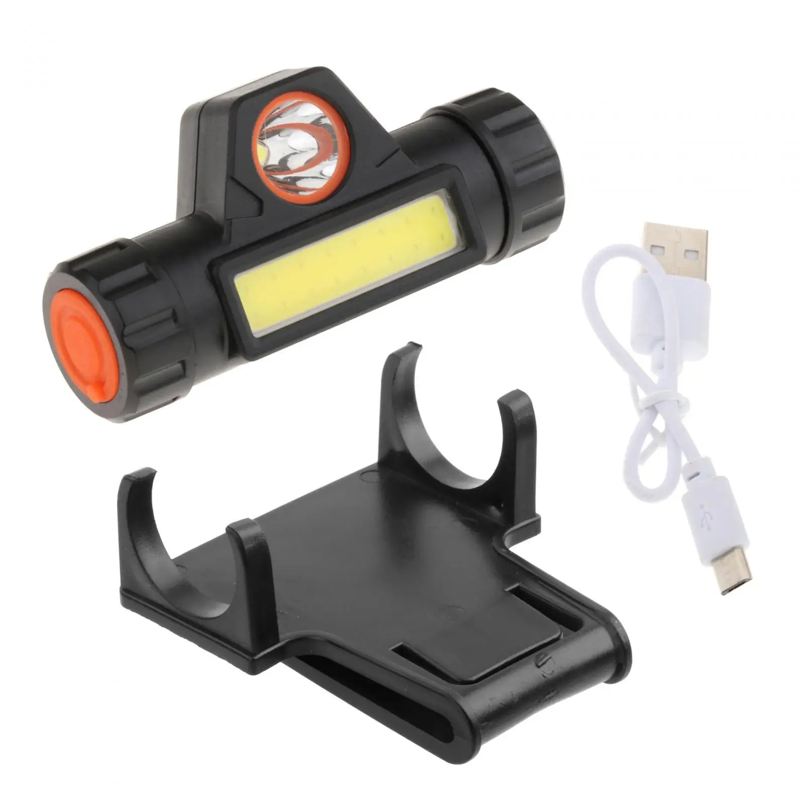 Headlight for Welding Mask Automatic Dimming Waterproof LED Headlamp Plastic Safety Cap Lighting for Helmet Replacement