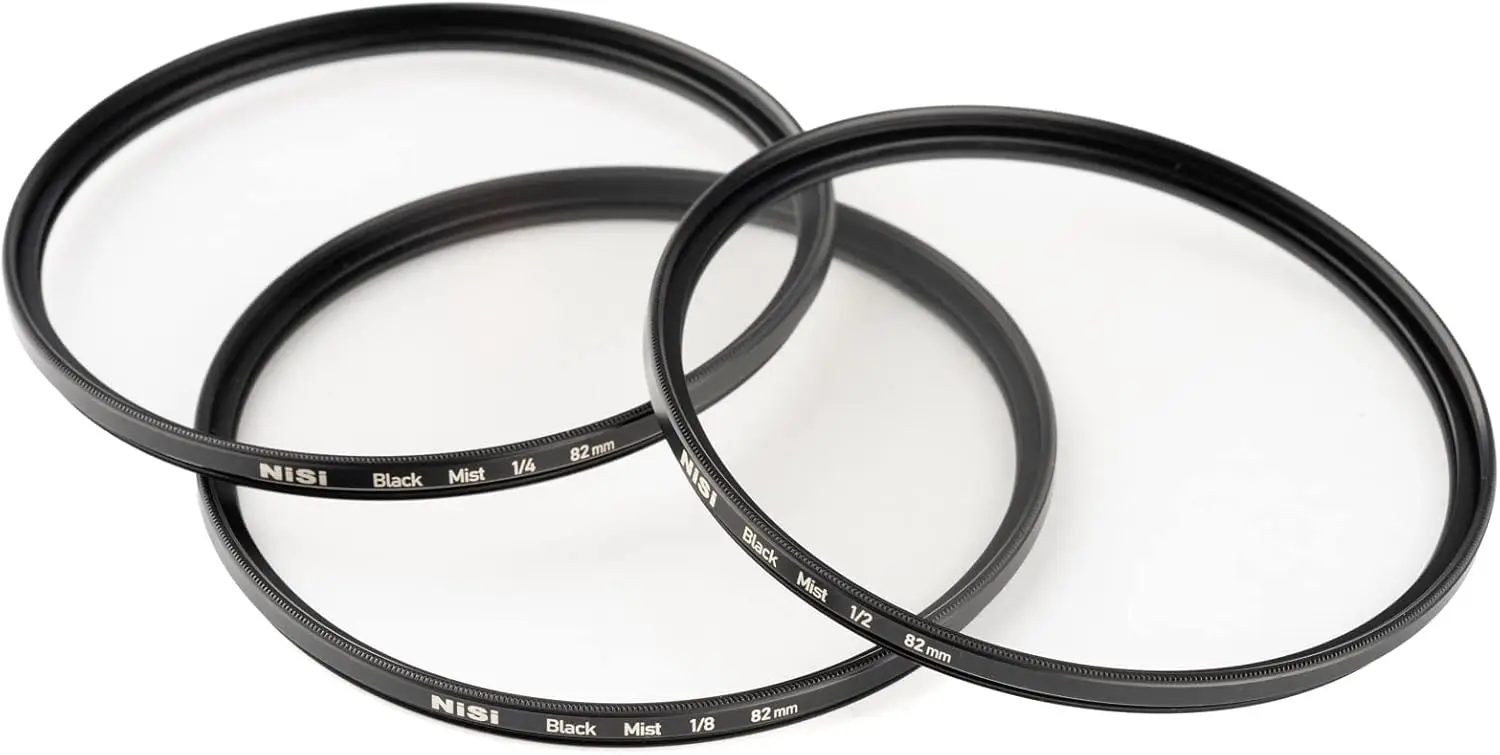 NiSi Black Mist 1/2 Filter 77mm Dreamy Film Effect Soften Highlight Remove Skin Blemishes For Portrait Wedding Videography