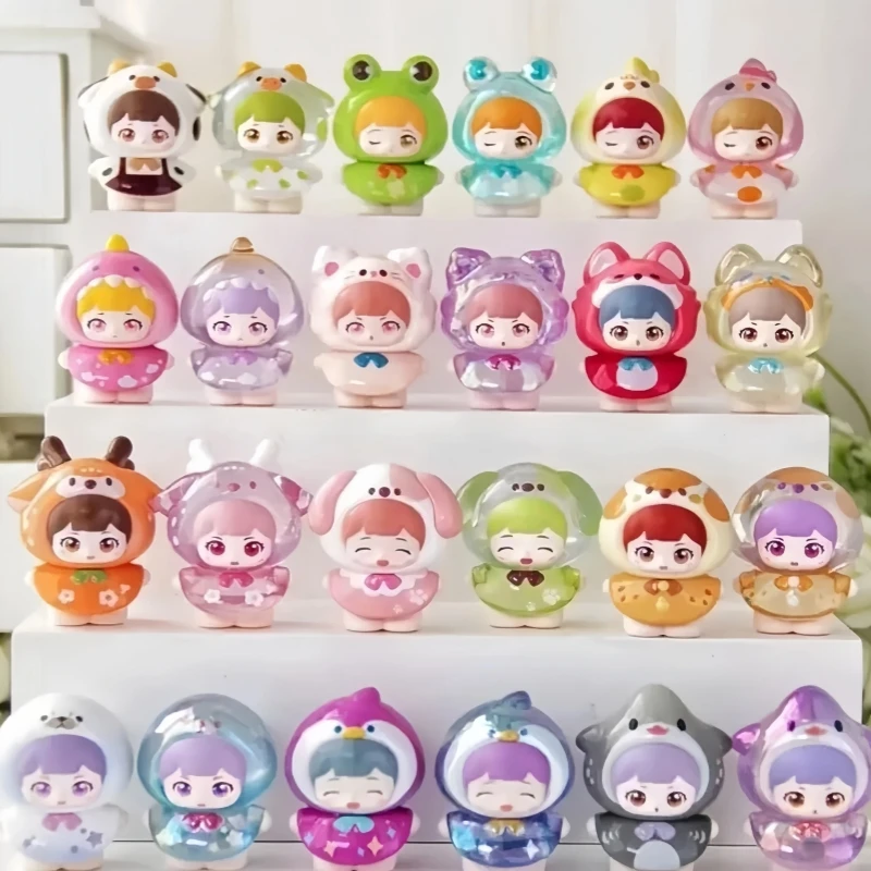 

Hot New Huahua Kindergarten Cute Grain Animal Blind Box Surprise Box Full Set Trendy Collectible Desktop Decor Birthday Gift Toy