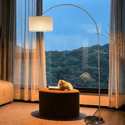 Modern Fishing Lamp Floor Lamp Living Room Sofa Lights Luxury Minimalist Apartment LED Decorative Lighting Bedroom Bedside Light