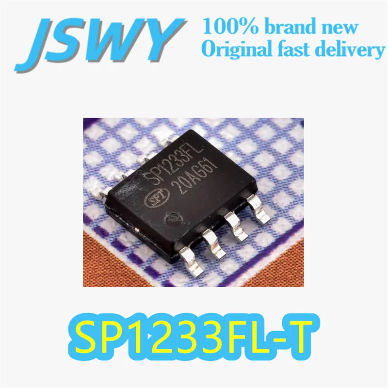 

(10/50 pieces) SP1233FL-T Original Silk-Screen Printed SP1233FL SOP-8 Package 5V-32V Input 3.4A Output Car Charger IC Electronic