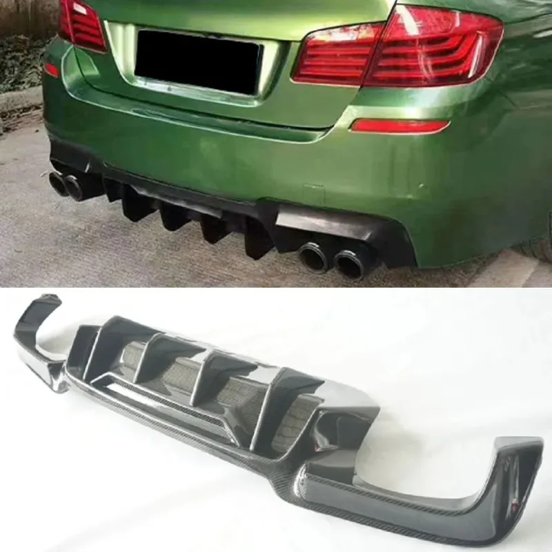 Carbon Fiber Car Rear Diffuser Bumper Lip for BMW M5 F10 2012-2016
