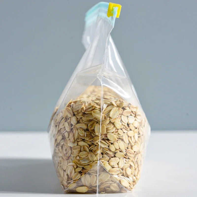 Reusable Storage Bags, Zipper Lock Bags, Food Grade Transparent Storage Bags image 3