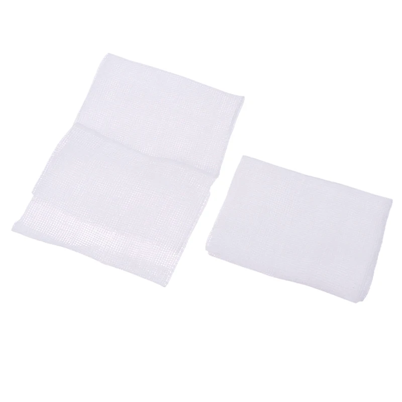 Almohadilla de gasa absorbente médica para vendaje de heridas, Kit de primeros auxilios estéril, suministros para el cuidado de heridas, 10 piezas, 5x7x8CM, 8 capas