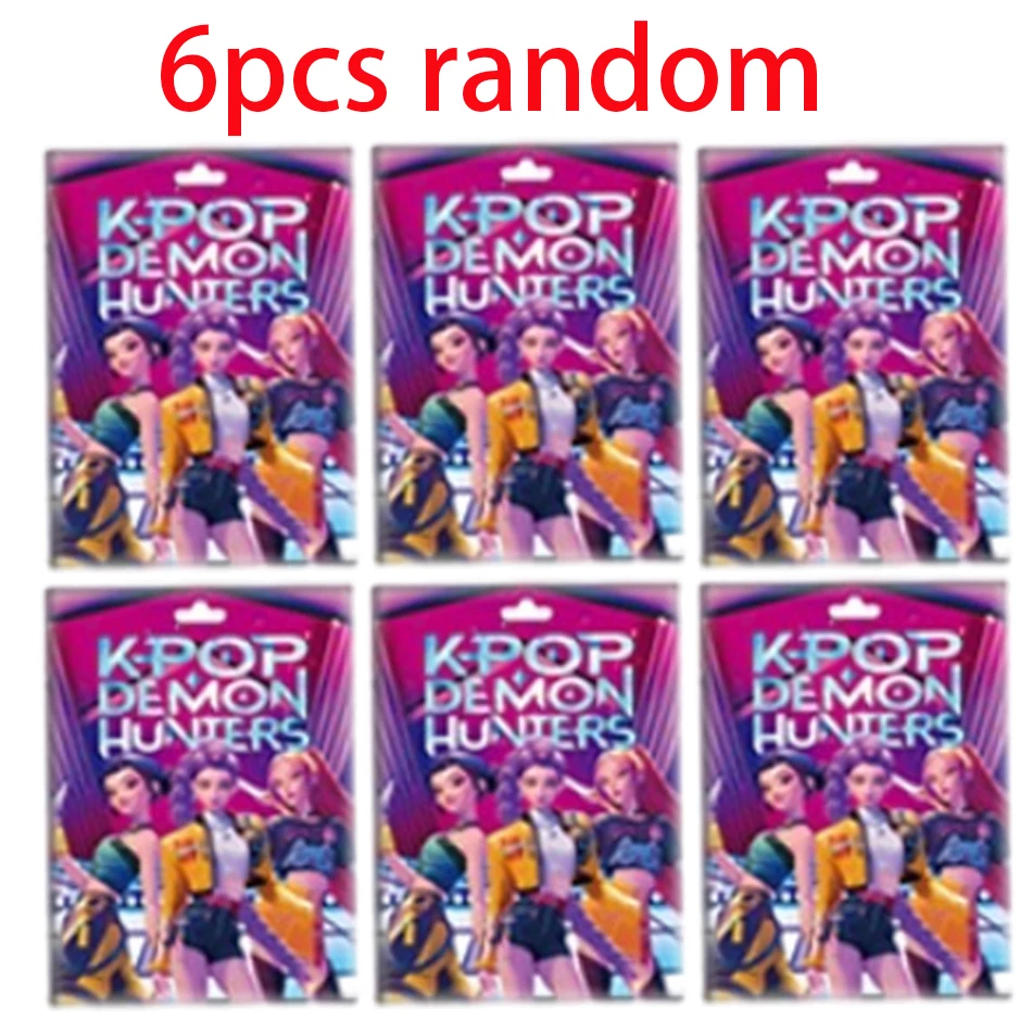 Anime 24PCS Demon Hunters blind box Demon Hunters Rumi Mira Zoey Tiger Toy Desk Decoration Statues Ornament Christmas Gifts Hot