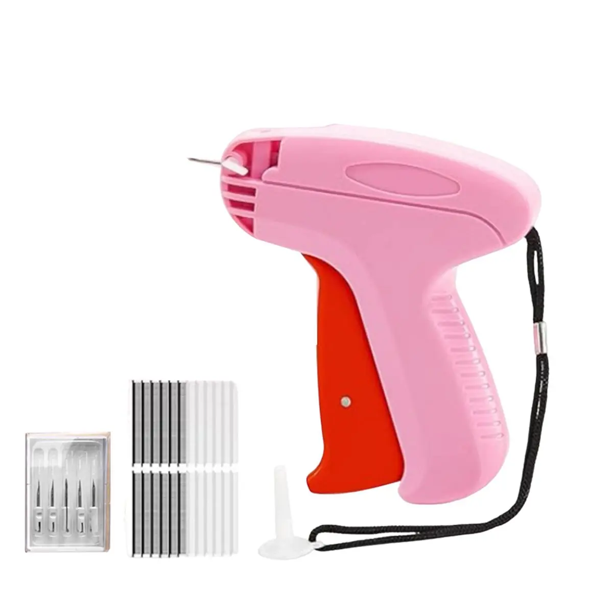 BABQ Stitch Gun for Clothes,5 Fine Needles, 1000 White & 1000 Black Fasteners, Handheld Stitch Gun ,Quick Clothing Fixer