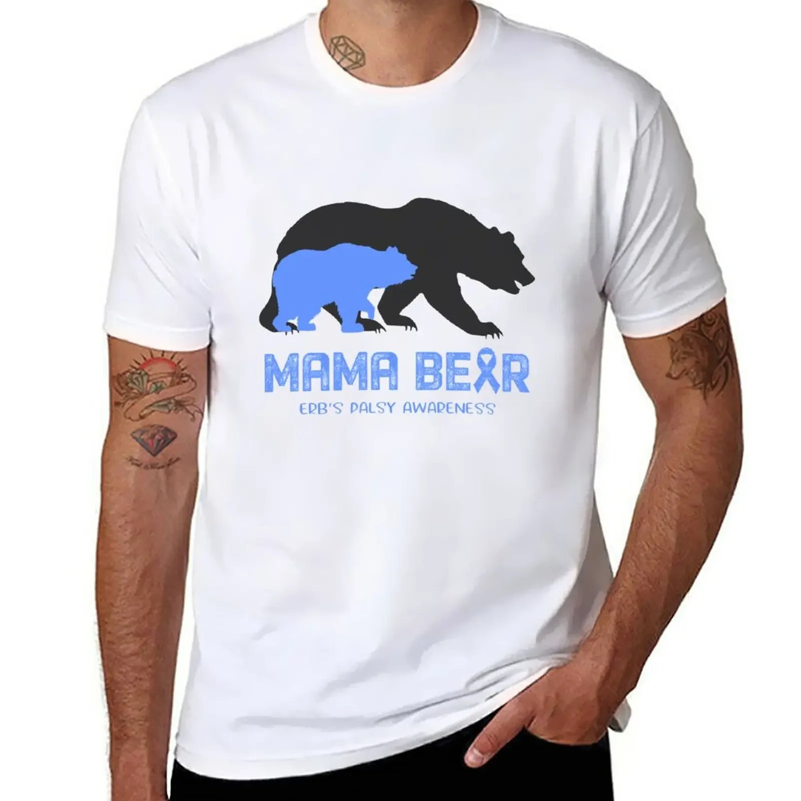 

Erb's Palsy Awareness Mama Bear Support Erb's Palsy T-Shirt quick-drying tees blanks T-shirts for men cotton