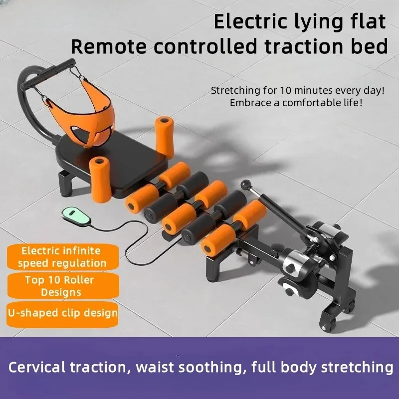 Electric Traction Machine Stretching Machine for Neck and Waist Stretching Leg and Relaxation Bed Integrated Fitness Equipments