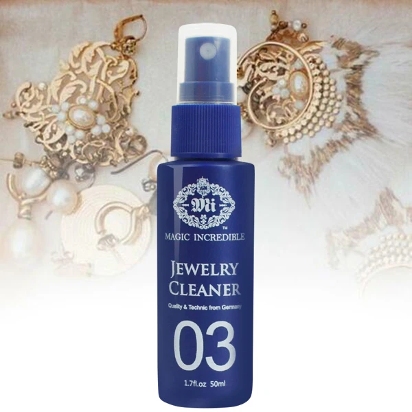 50ml Ultrasonic Jewelry Cleaner Solution Deep Clean and Restore Jewelry Sparkle for Jewelry Watch Diamond  Cleaning