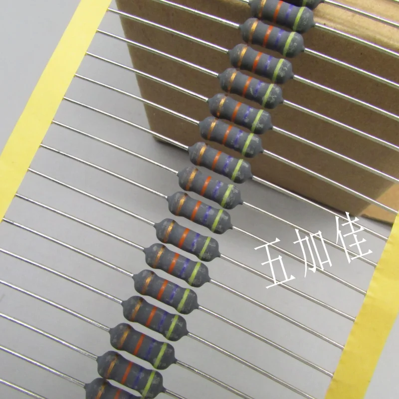 10-100 pieces of original new 2W 47K RSS2W47KJTB 5% high-quality color-coded resistors, 4x12mm