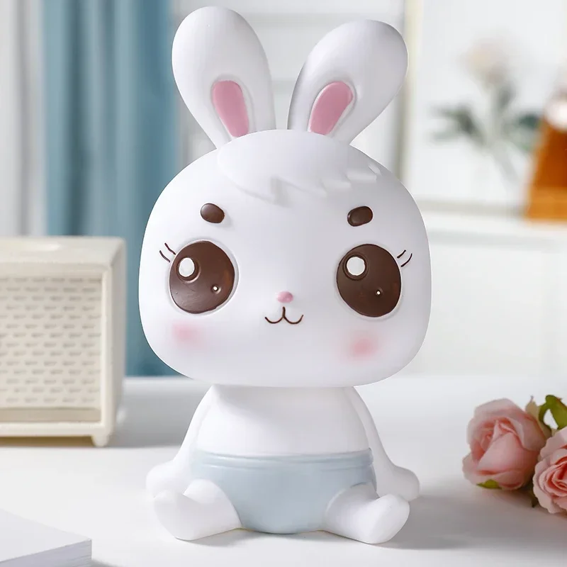 

Money Box Safe Modern Cash Storage Mini Money Box Planner Girls Rabbit Creative Cute Salvadanaio Home Accessories