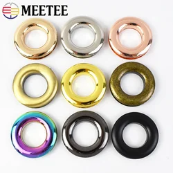 4/10Pcs 10-25mm Metal Eyelets Buckle Screw Back Eyelet with Washer Grommets Rings Bag Shoes Ring Clasp Leather Craft Accessories