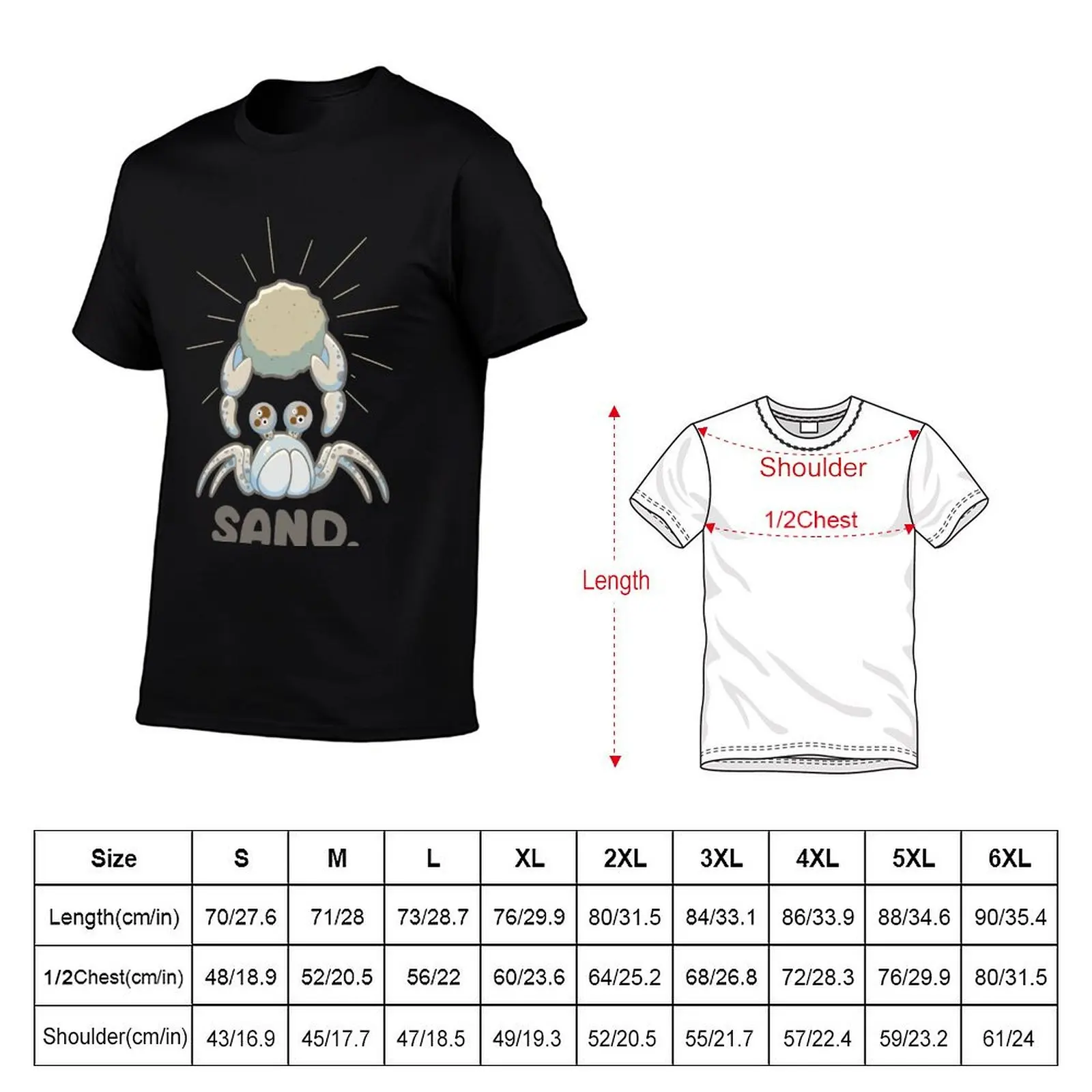 Sand Bubbler Crab T-Shirt anime Short sleeve tee new edition customs design your own men t shirts