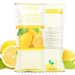 450g Paraffin Wax lemon Wax Hand Whitening And Moisturizing Cosmetic Paraffin Wax Bath For Spa salon