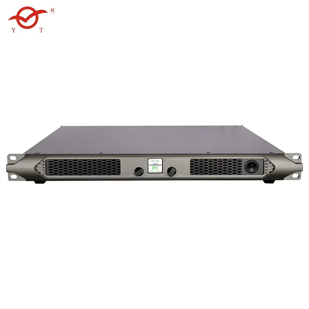 

2026/New Model Professional Class D 1U 4200watts 2 channel power amp digital audio subwoofer amplifier 8400 watts