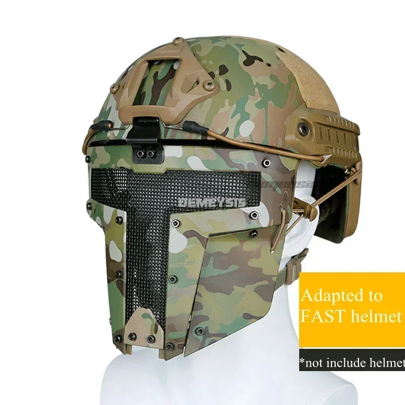 Máscara de tiro resistente a impactos táctica Airsoft máscara protectora de cara completa accesorios de juego de guerra de caza al aire libre