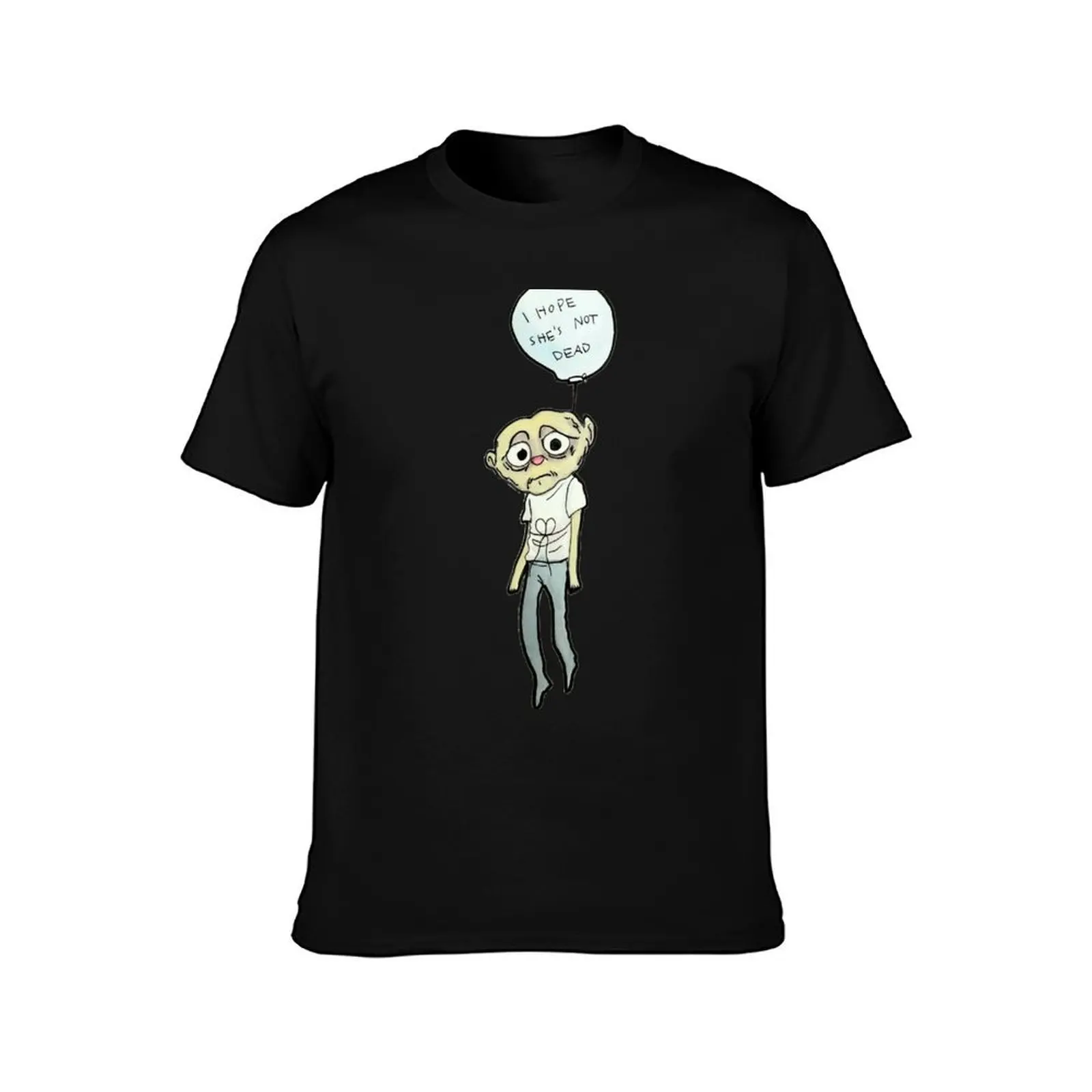Lima Bean Man T-Shirt, Summer Casual Cotton Tee, Oversized Streetwear Tops, Vintage Graphic Print, Loose Fit Short Sleeve