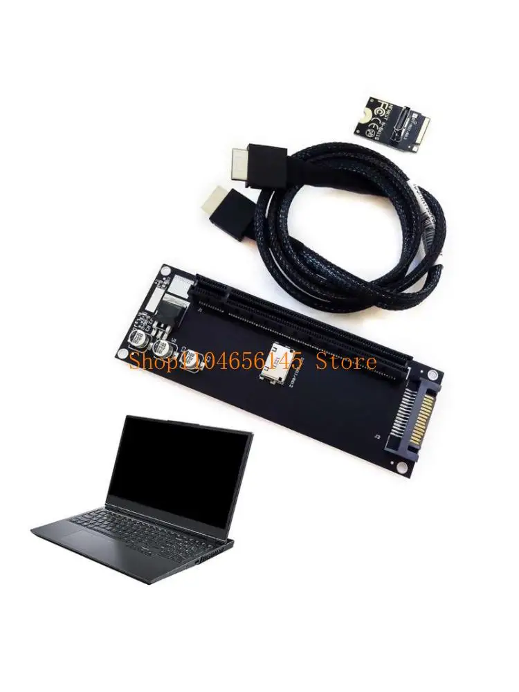 

5asd PCIE3.0 M-key M.2 для Oculink SFF-8612 SFF-8611 Хост-адаптер для внешней видеокарты и SSD GPD Max2