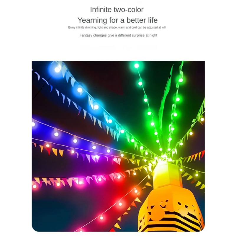 Hot Light String Indoor Bedroom Light String 7 Meters 20 Lights+2M Extended LED Suitable For Hanging Light String