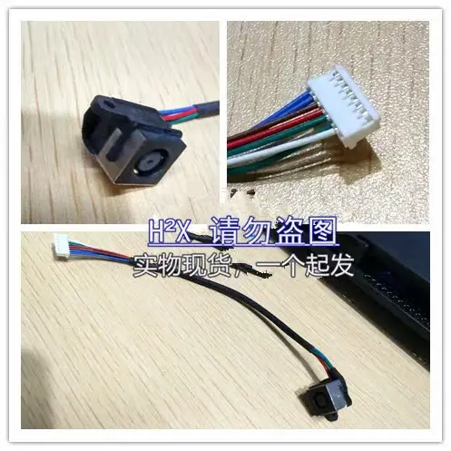 Para Dell Inspiron 17R (N7110) N7110 cabezal de carga de puerto de alimentación con Cable DC-IN