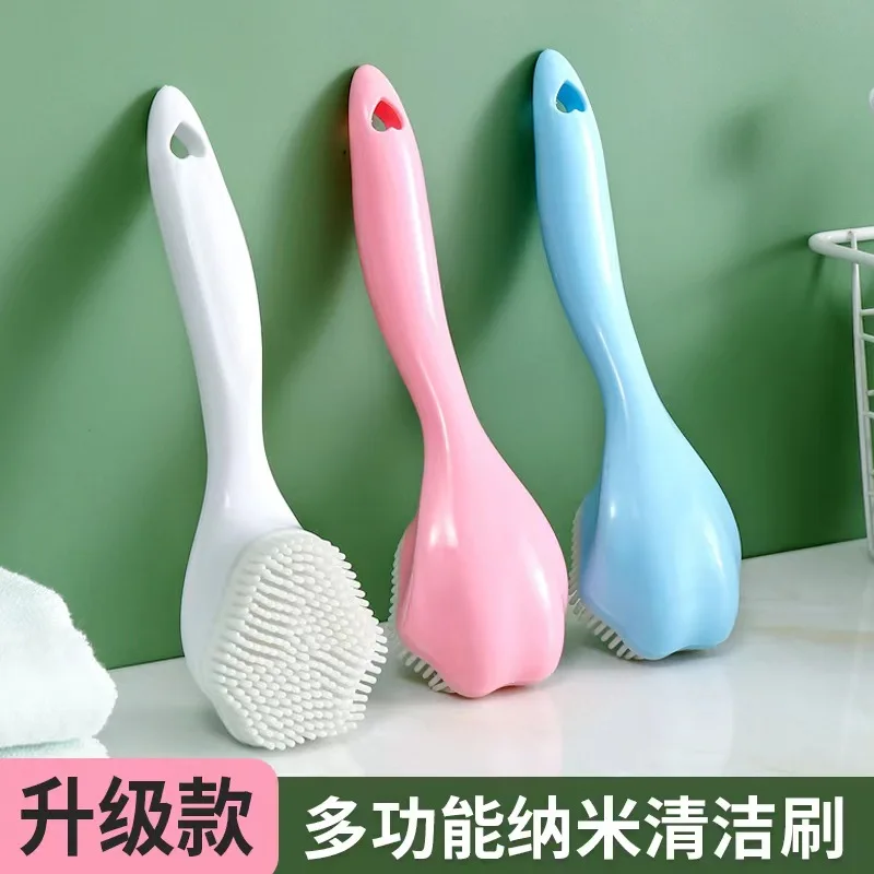 Kitchen cleaning brush Silicone pot and dish wash brush Soft bristle non-stick pan multi-purpose brush