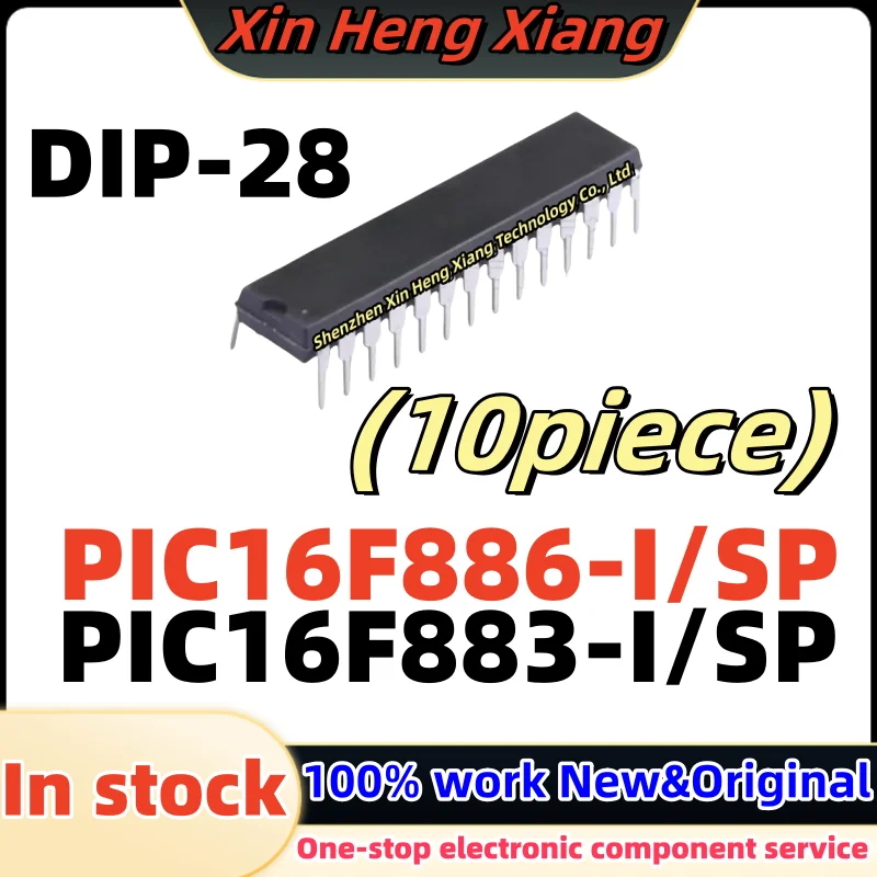 

10PCS PIC16F886-I/SP PIC16F883-I/SP PIC16F883 PIC16F886 DIP-28