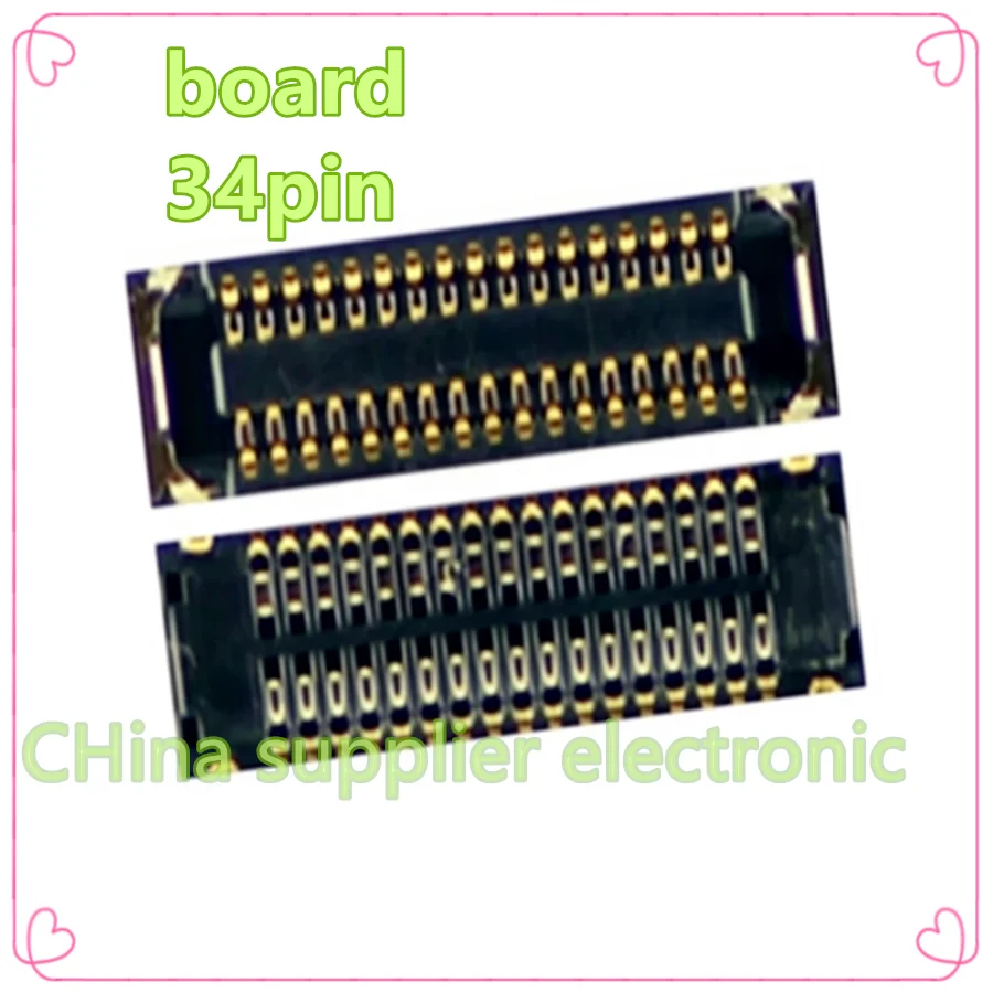 34pin  display seat motherboard flex connector cable For Huawei Honor 20 V20 20i 20S 30S 20pro