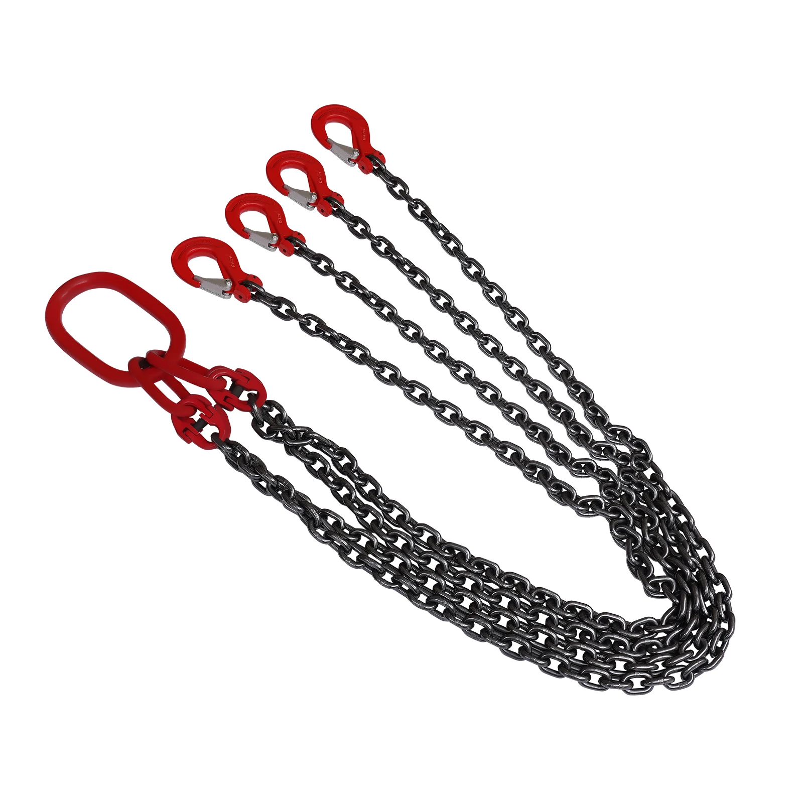 4 Legs Chain Sling High-temperature Resistant Large Load Capacity 4 Chain Root with Steel Grab Hook High-quality