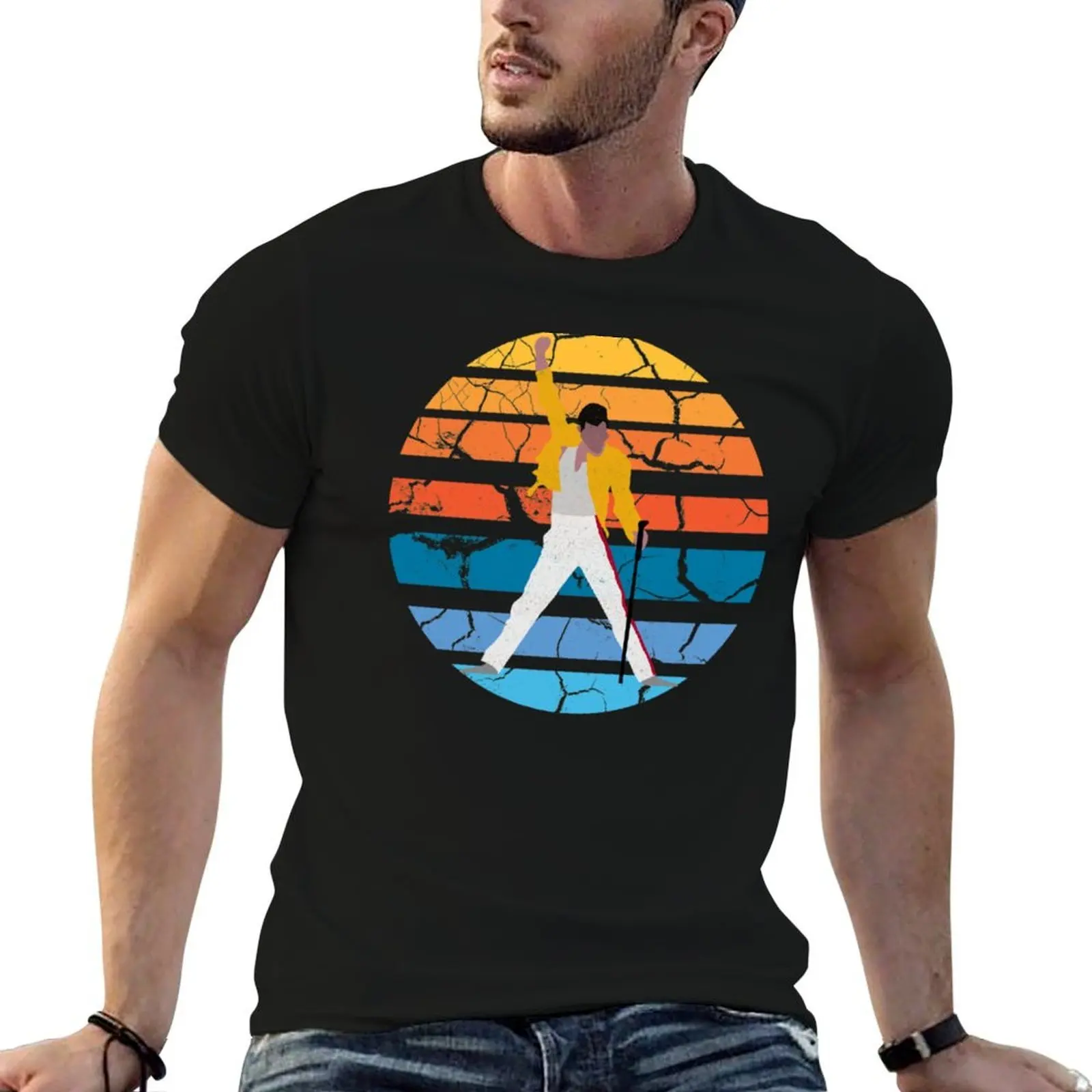 

Mercury Sunset T-Shirt cotton t shirt man t shirt man plain T-Shirt