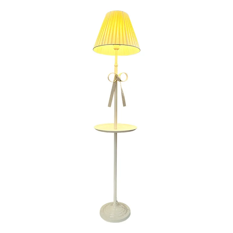 

Pleated storage bedroom floor lamp cute girl room personality creative living room sofa lamp